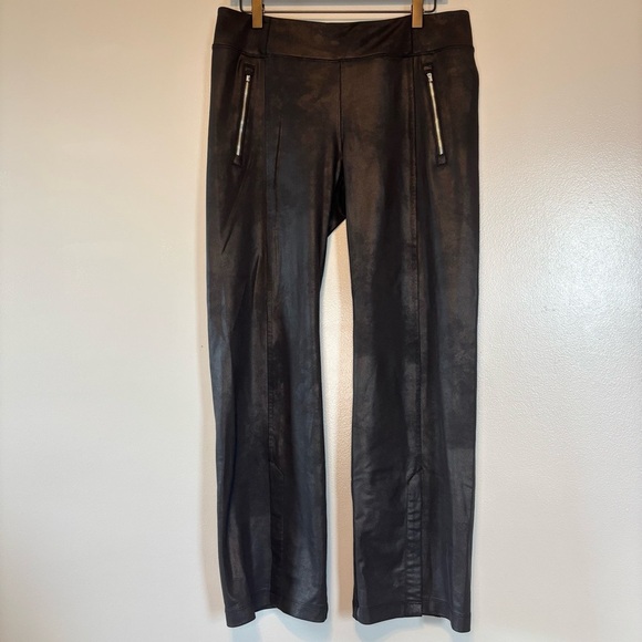 Athleta Large Petite Delancey Gleam Straight Leg Pant Black - Picture 2 of 7